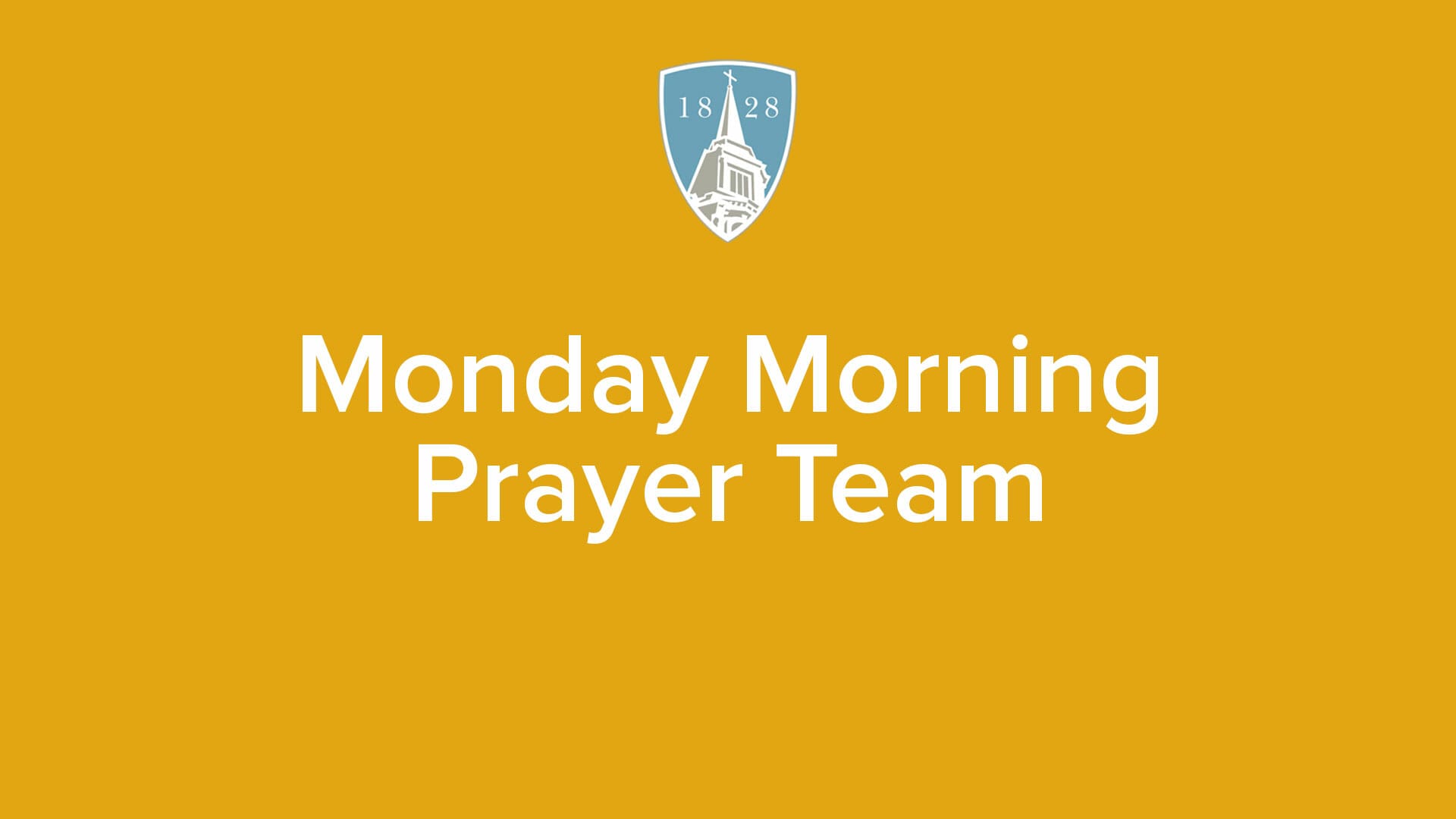 monday prayer team